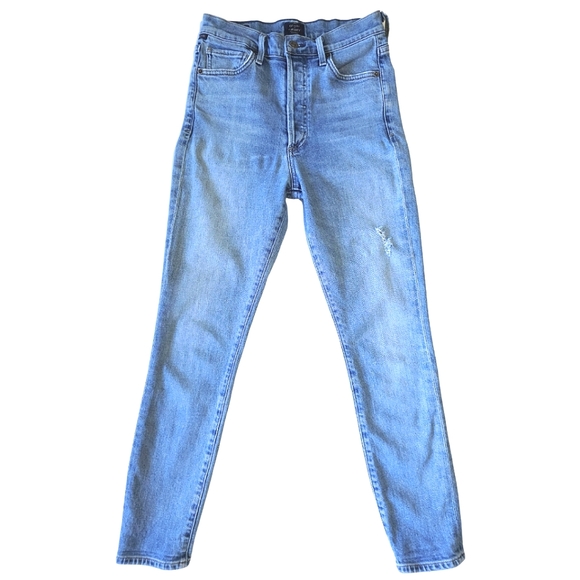 Citizens Of Humanity Olivia High Rise Slim Ankle in Backroad Light Indigo Size 6 - Picture 1 of 16